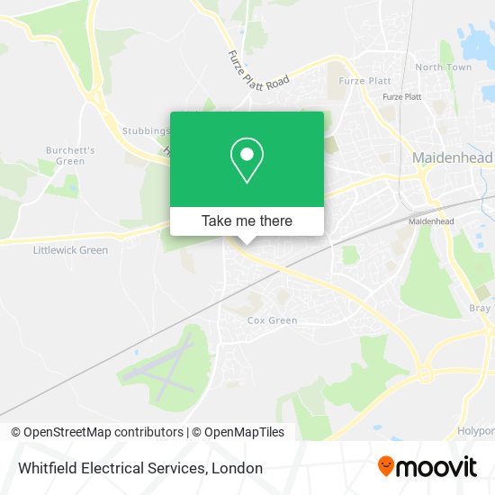 Whitfield Electrical Services map
