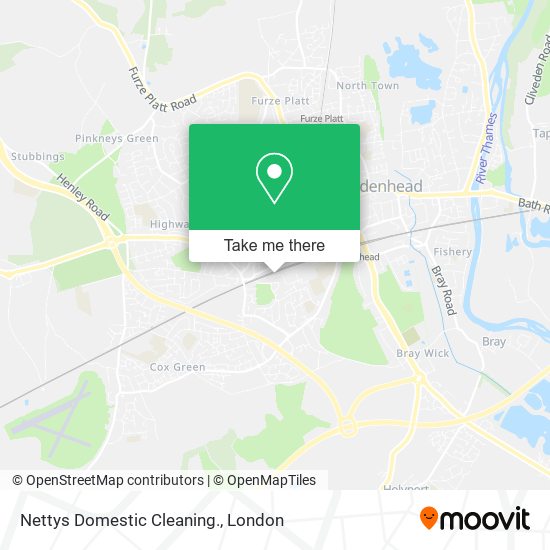 Nettys Domestic Cleaning. map
