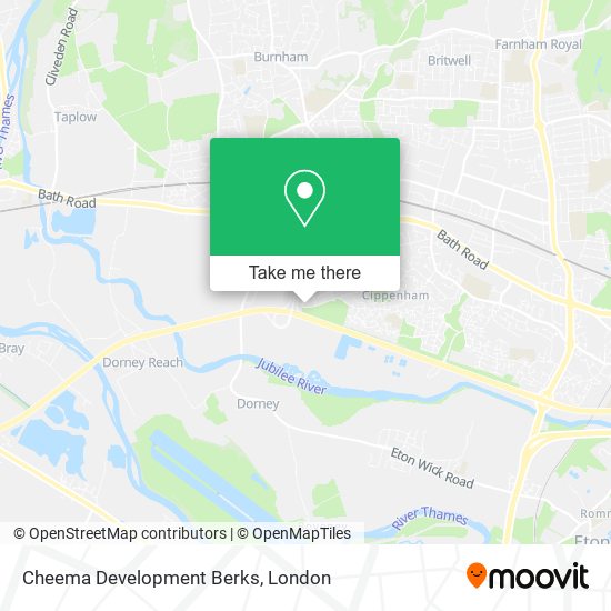 Cheema Development Berks map