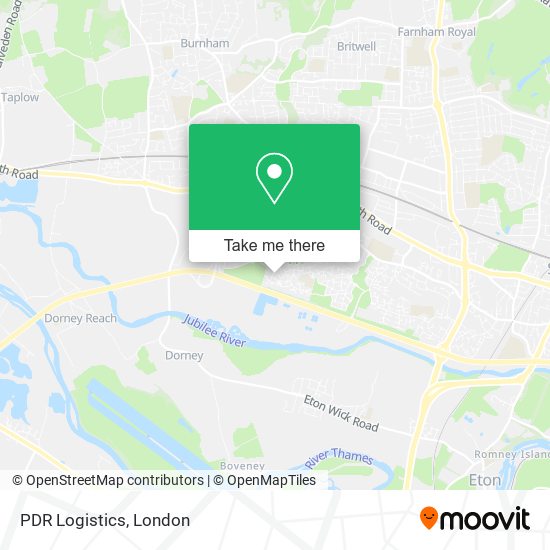 PDR Logistics map