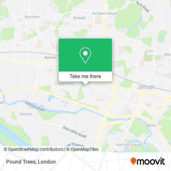Pound Trees map