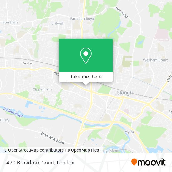 470 Broadoak Court map