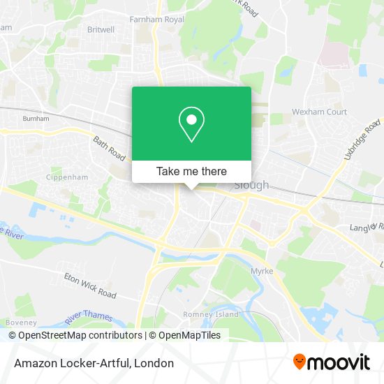 Amazon Locker-Artful map