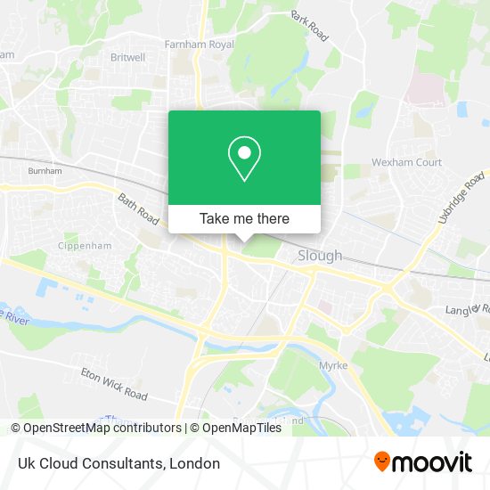 Uk Cloud Consultants map