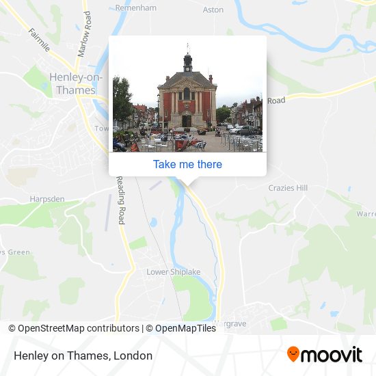 Henley on Thames map