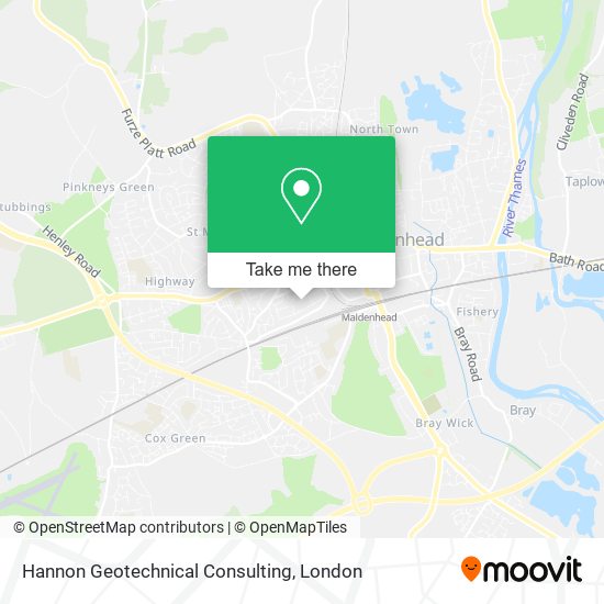 Hannon Geotechnical Consulting map