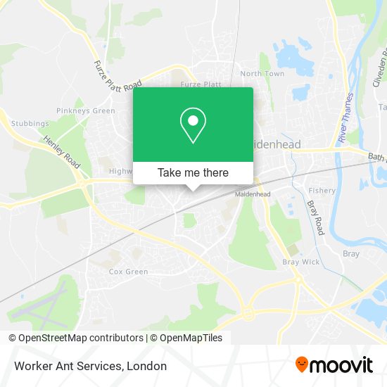 Worker Ant Services map