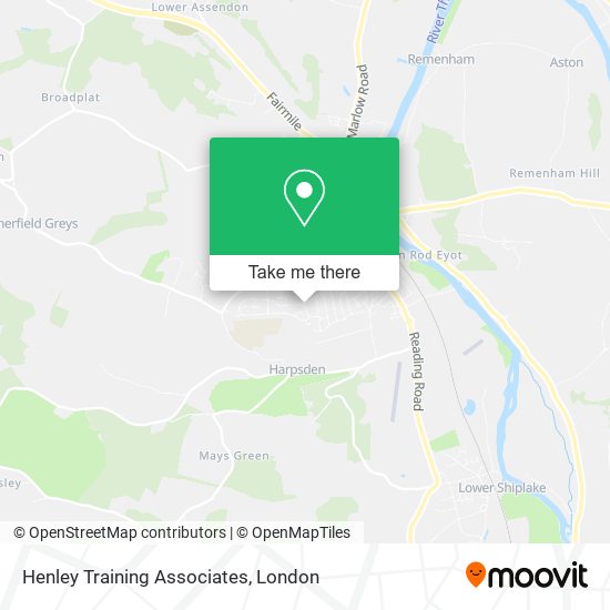 Henley Training Associates map