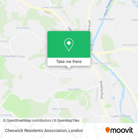 Cheswick Residents Association map
