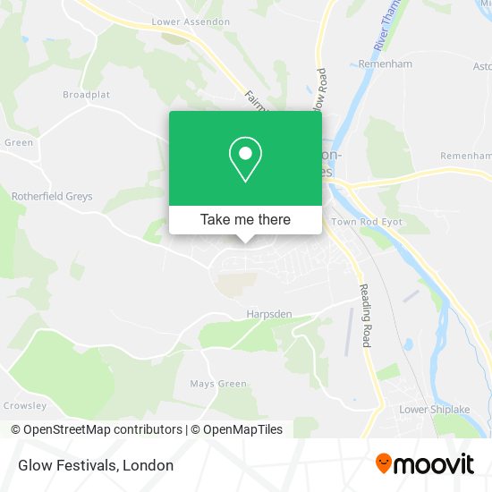 Glow Festivals map
