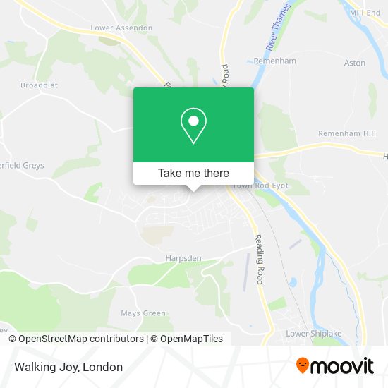 Walking Joy map