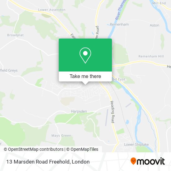 13 Marsden Road Freehold map