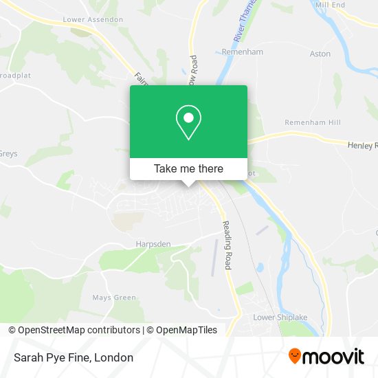 Sarah Pye Fine map