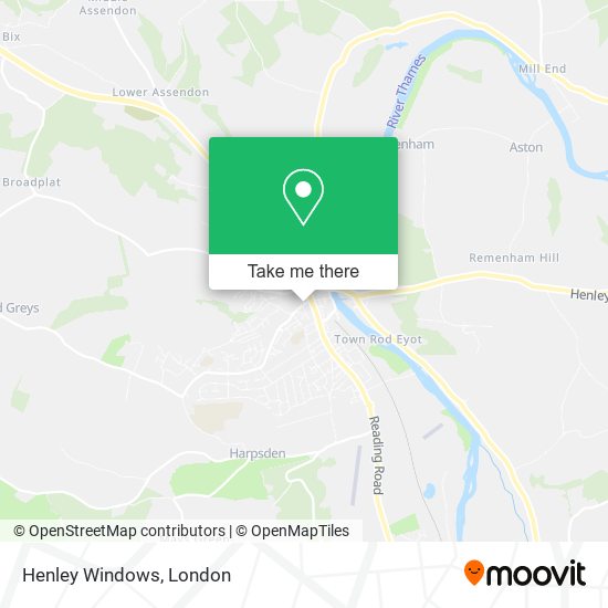 Henley Windows map