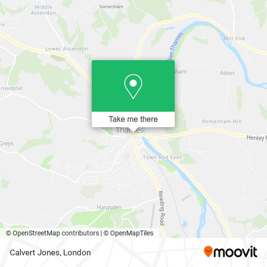 Calvert Jones map