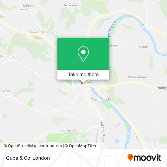 Quba & Co map
