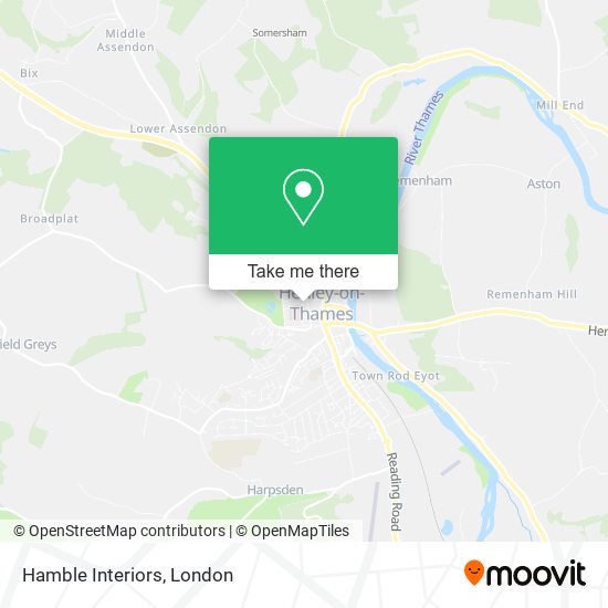 Hamble Interiors map