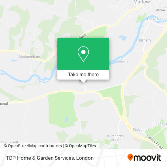 TDP Home & Garden Services map