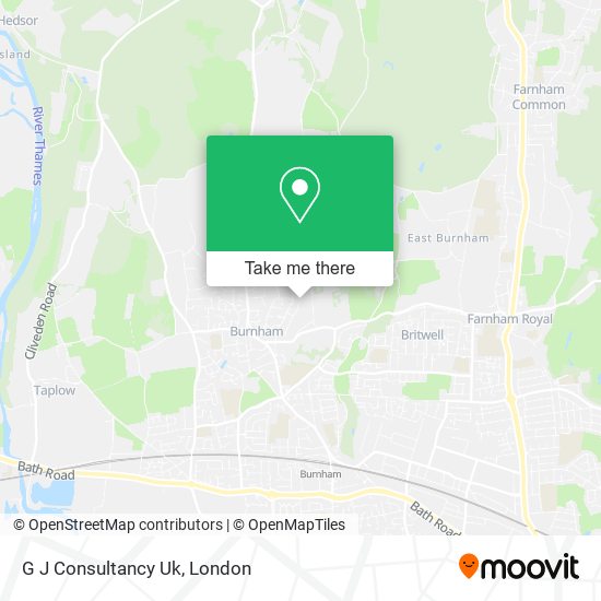 G J Consultancy Uk map