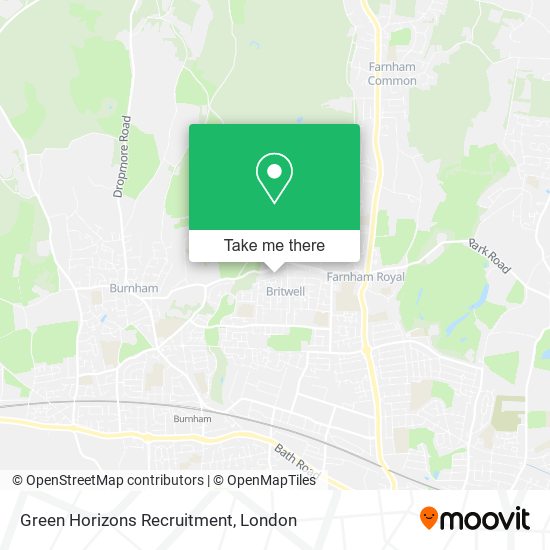 Green Horizons Recruitment map
