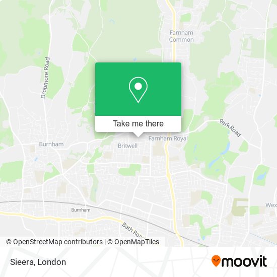 Sieera map