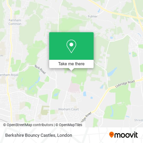 Berkshire Bouncy Castles map