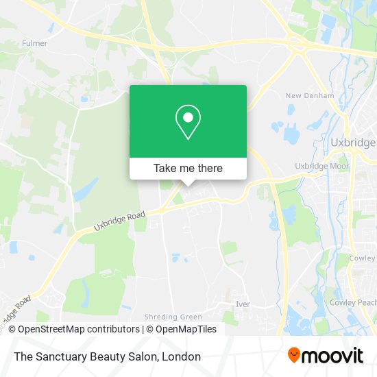 The Sanctuary Beauty Salon map