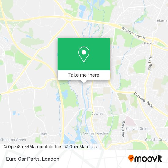 Euro Car Parts map
