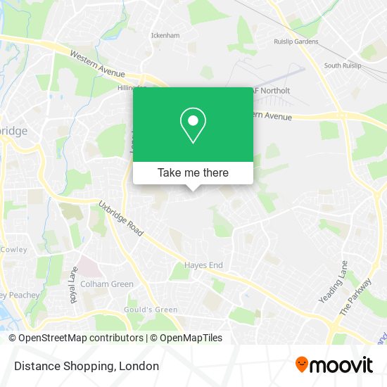 Distance Shopping map