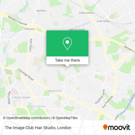 The Image Club Hair Studio map