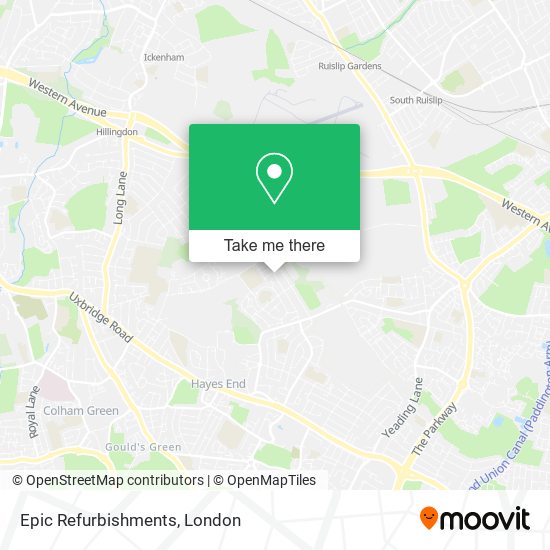 Epic Refurbishments map