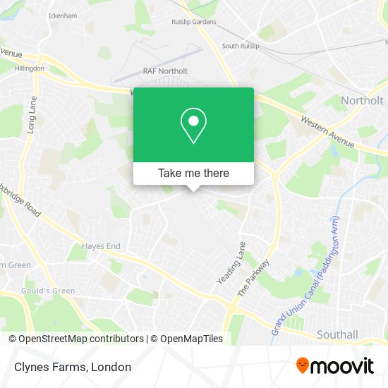 Clynes Farms map