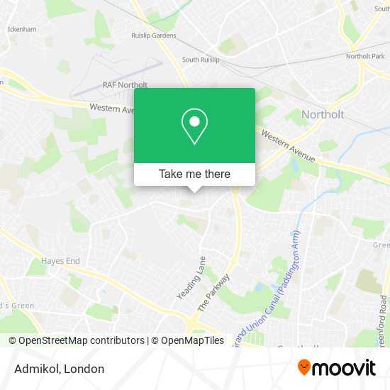 Admikol map