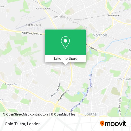 Gold Talent map