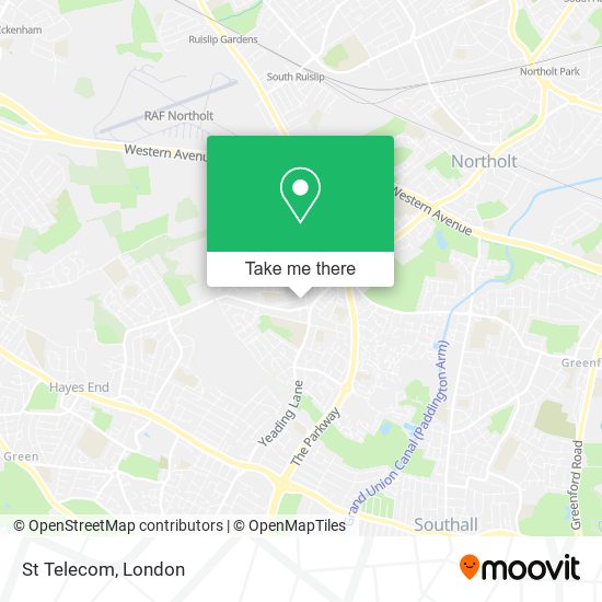 St Telecom map