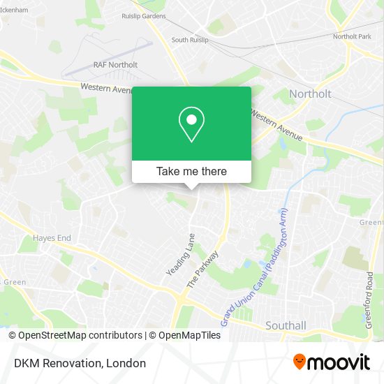 DKM Renovation map