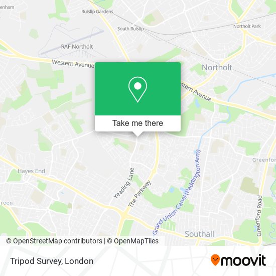 Tripod Survey map