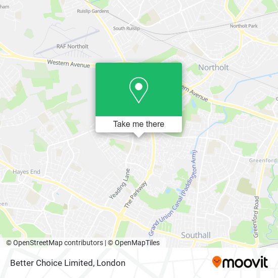 Better Choice Limited map
