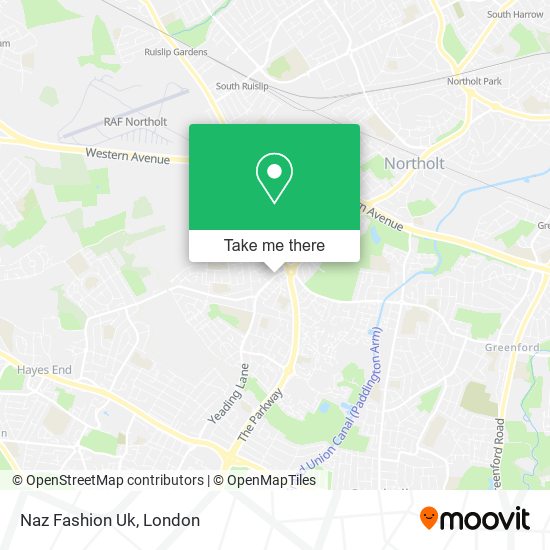 Naz Fashion Uk map