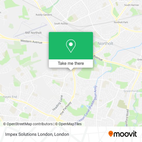 Impex Solutions London map