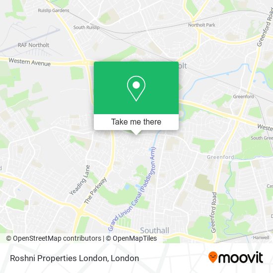 Roshni Properties London map