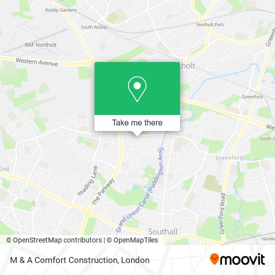 M & A Comfort Construction map