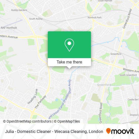 Julia - Domestic Cleaner - Wecasa Cleaning map