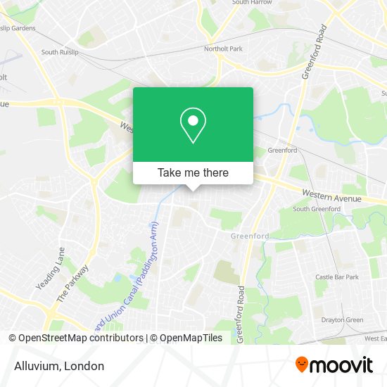 Alluvium map