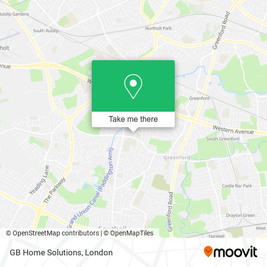 GB Home Solutions map