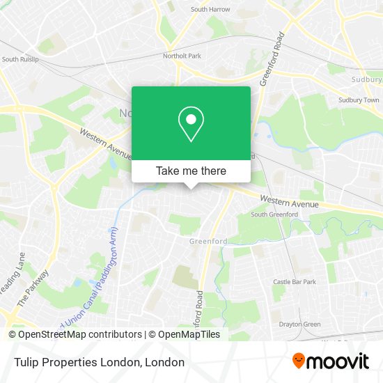 Tulip Properties London map