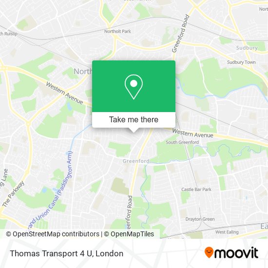 Thomas Transport 4 U map
