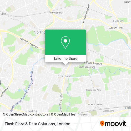 Flash Fibre & Data Solutions map