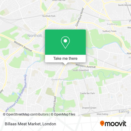 Billaas Meat Market map
