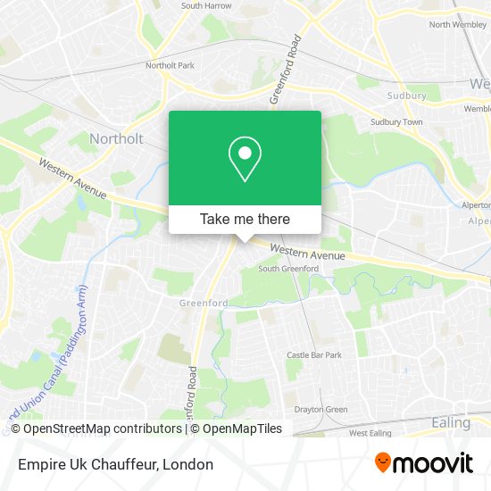 Empire Uk Chauffeur map